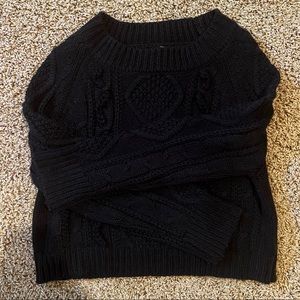 Fransescas Black Knit Sweater